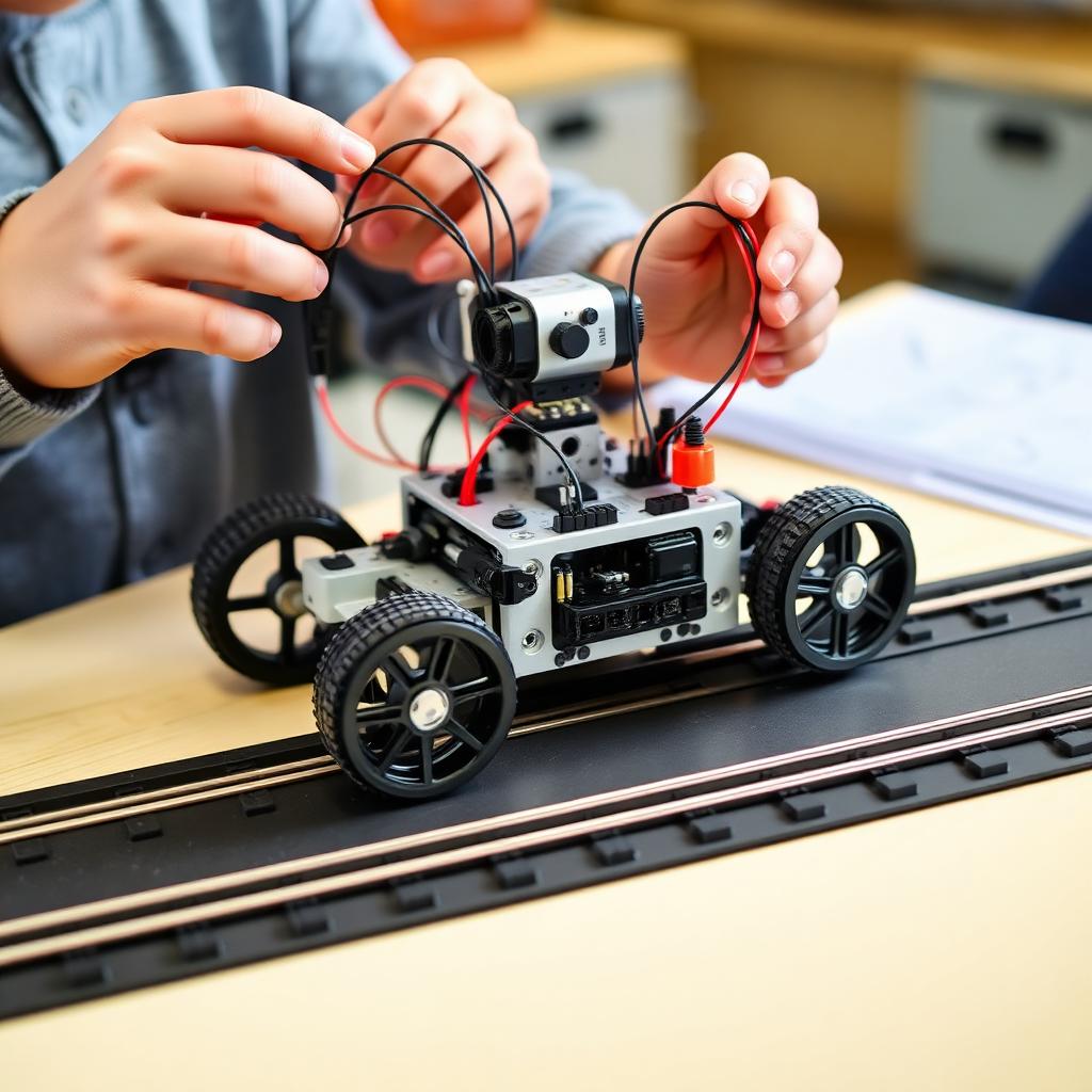 Line-following autonomous car